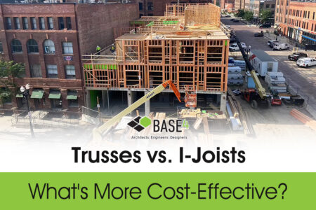 Comparison of wood trusses and I-joists for floor framing.